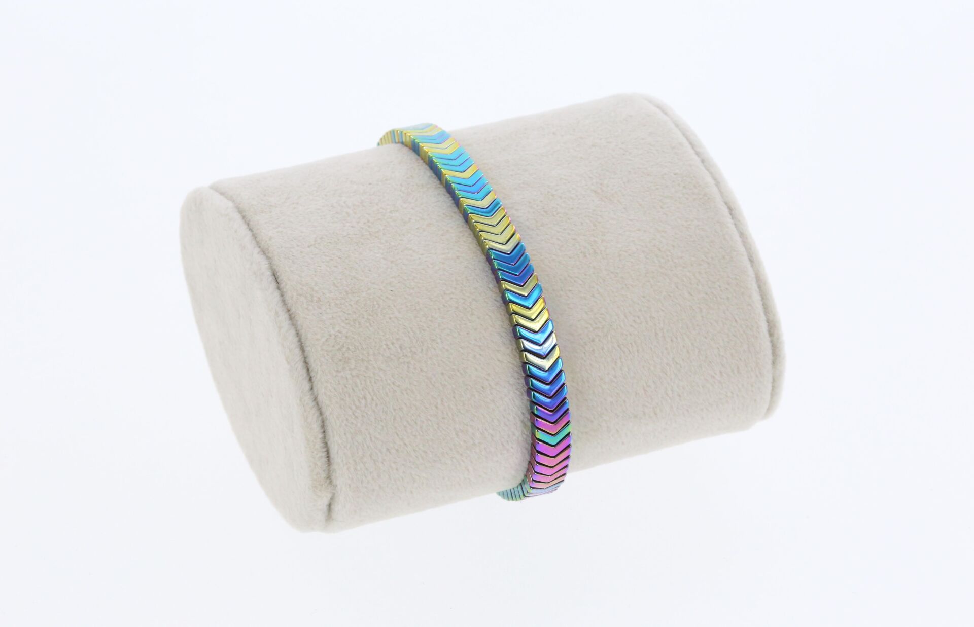 Osse Unisex Hematit Taşlı Makrome Bileklik