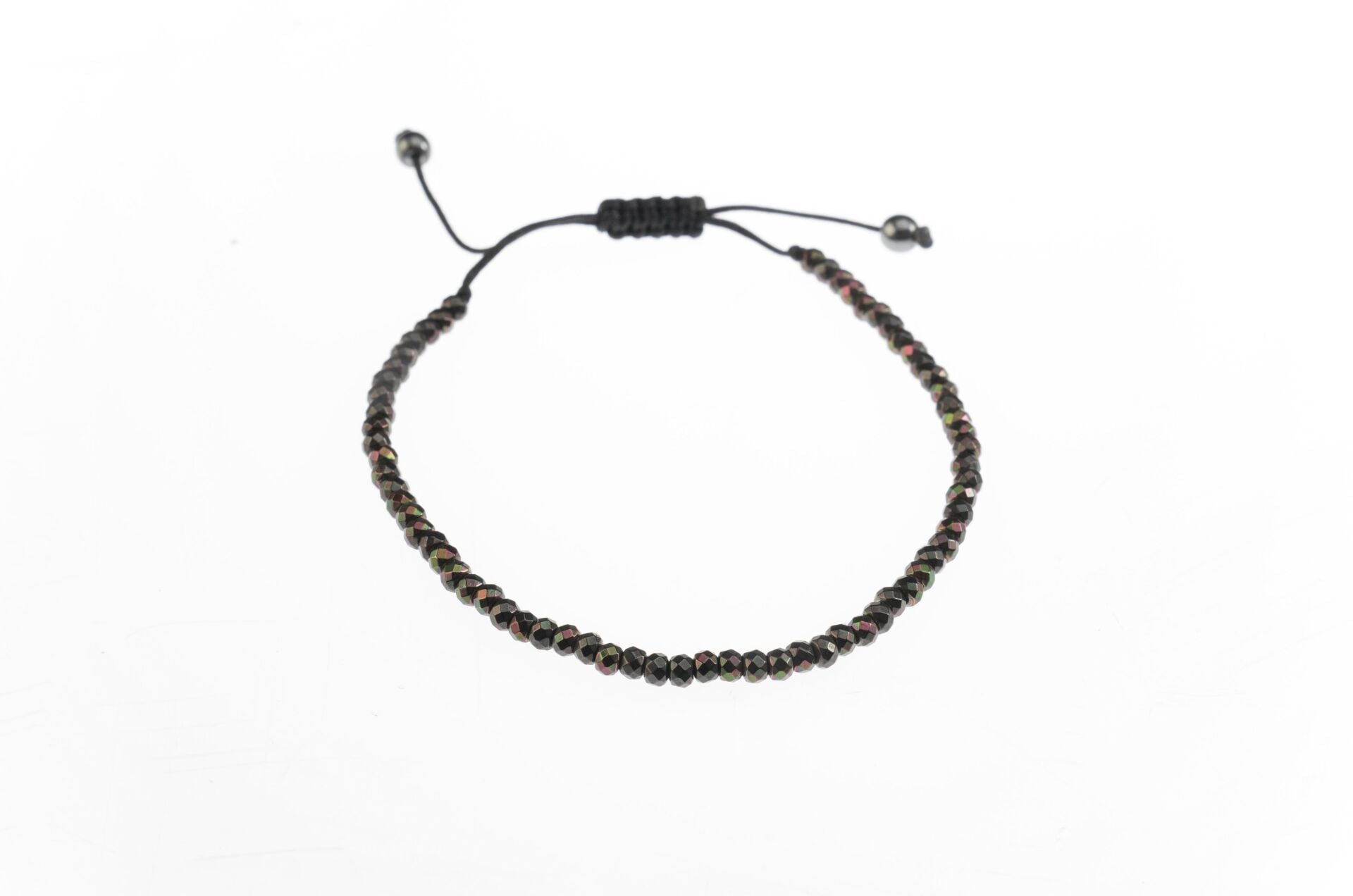 Osse Unisex Hematit Taşlı Makrome Bileklik