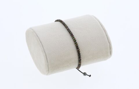 Osse Unisex Hematit Taşlı Makrome Bileklik