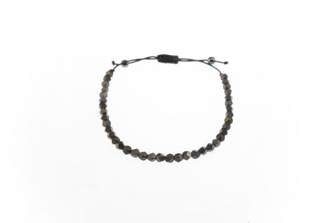 Osse Unisex Hematit Taşlı Makrome Bileklik