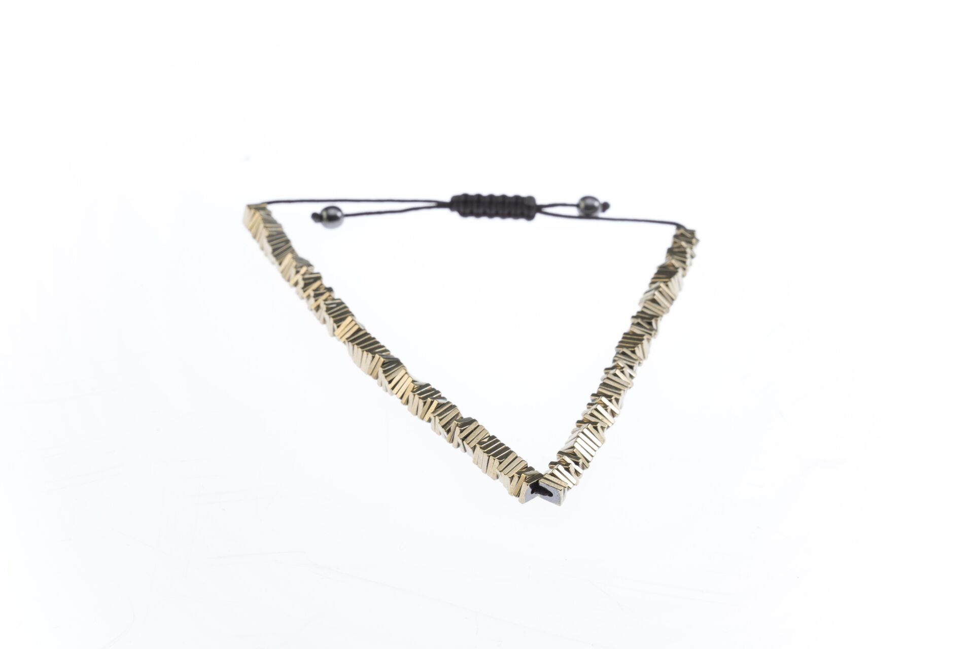 Osse Unisex Hematit Taşlı Makrome Bileklik