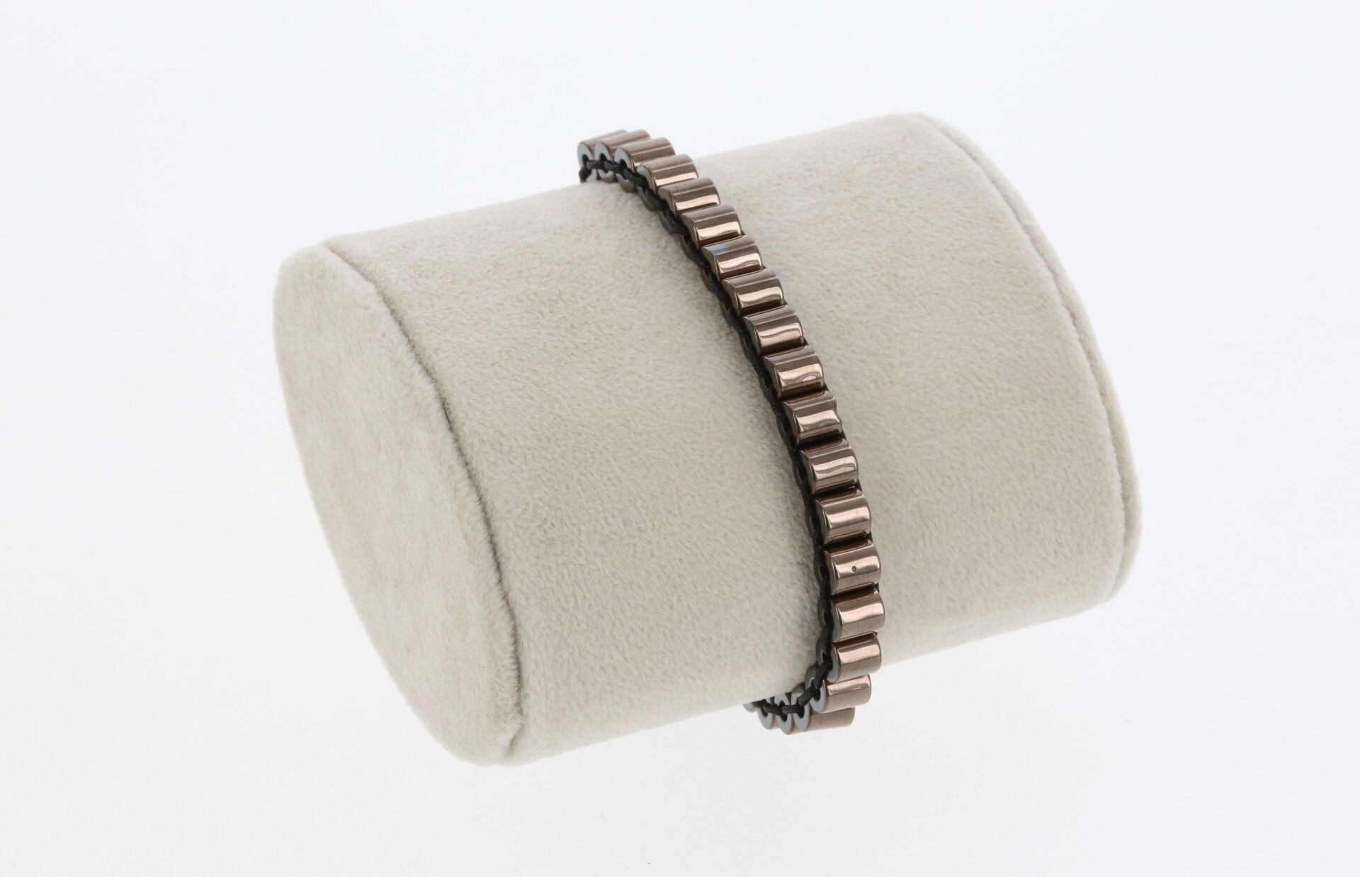 Osse Unisex Hematit Taşlı Makrome Bileklik