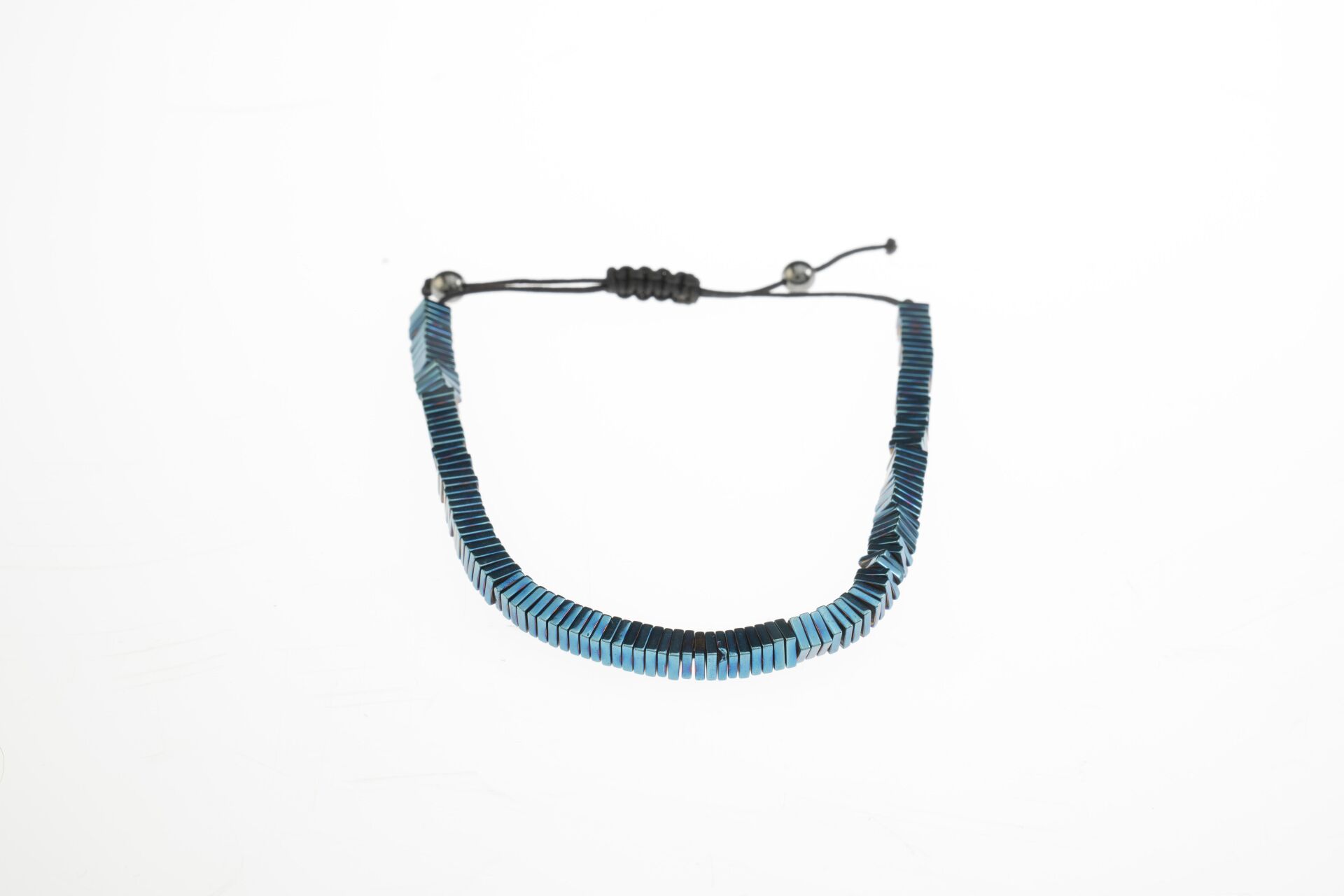 Osse Unisex Hematit Taşlı Makrome Bileklik