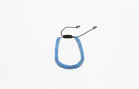 Osse Unisex Hematit Taşlı Makrome Bileklik