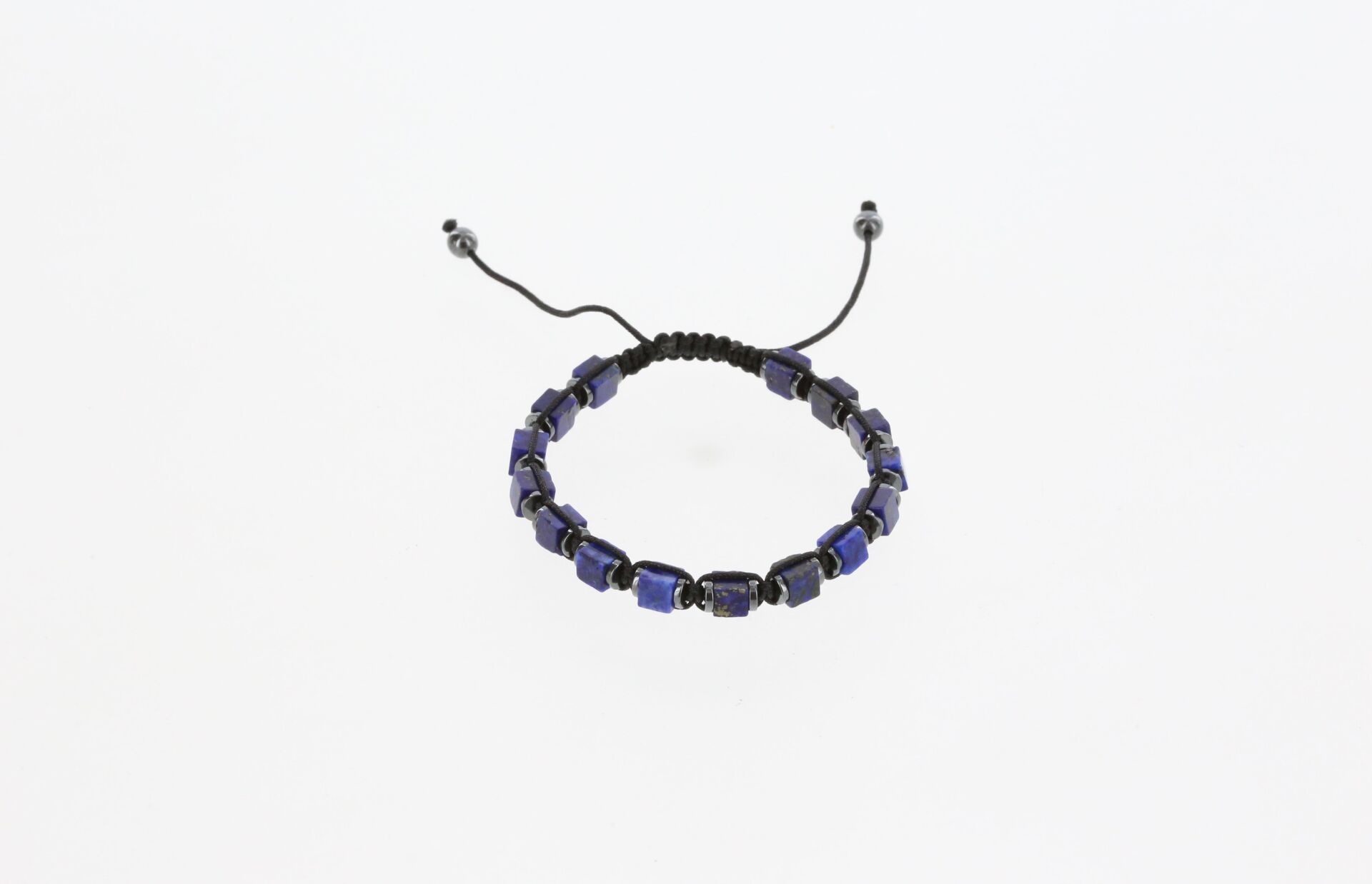 Osse Unisex Lapis Lazuli & Hematit Taşlı Makrome Bileklik