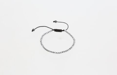 Osse Unisex Hematit Taşlı Makrome Bileklik