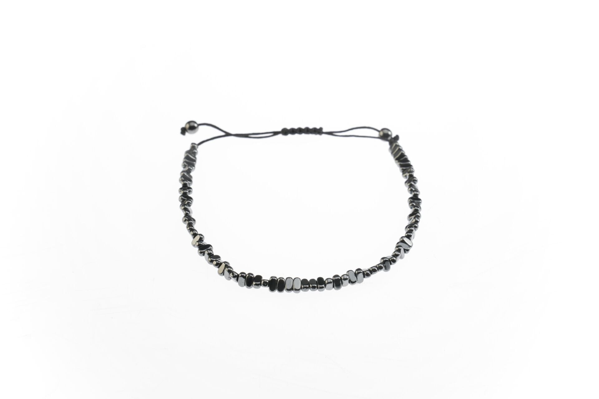 Osse Unisex Hematit Taşlı Makrome Bileklik