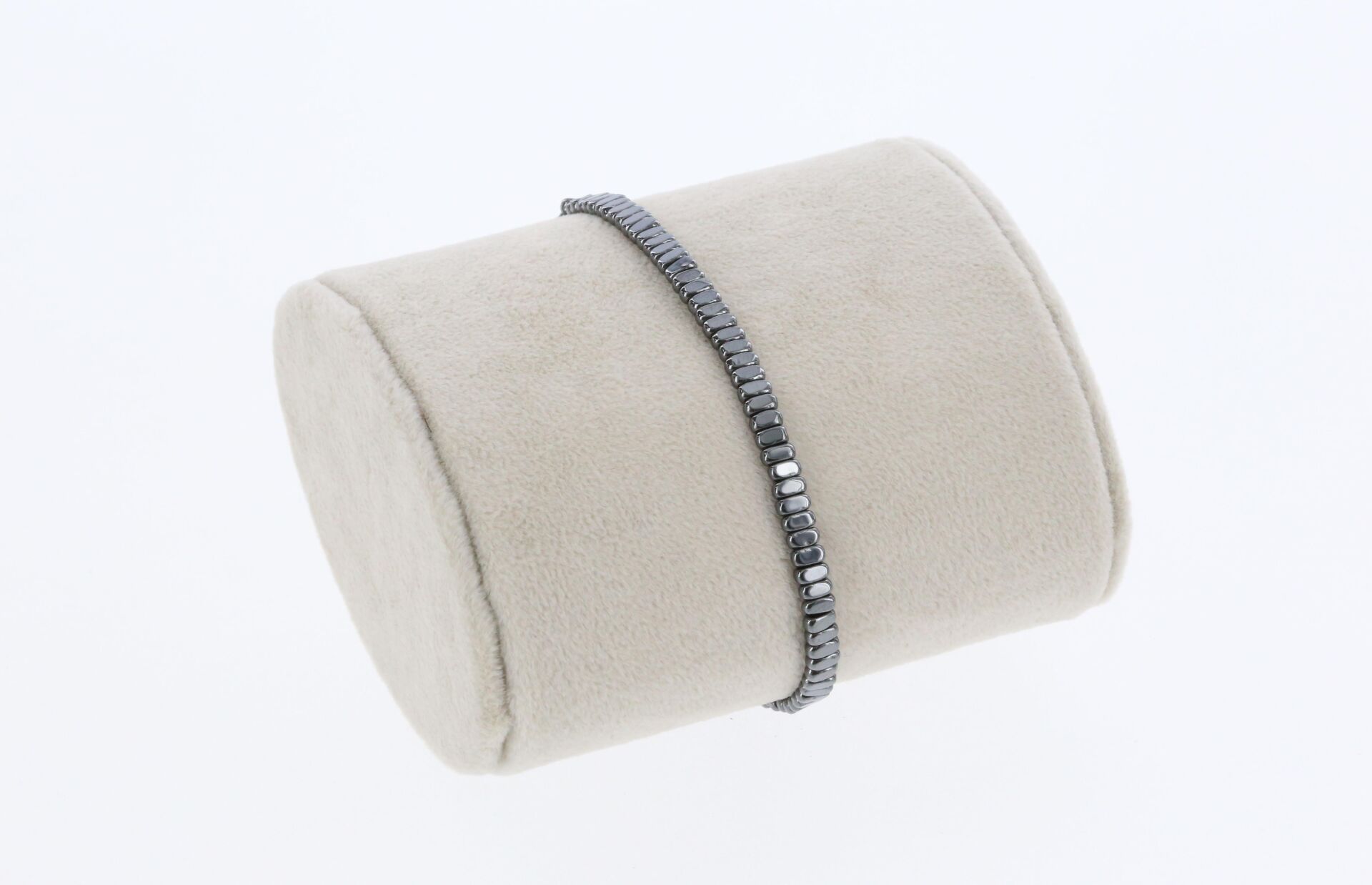 Osse Unisex Hematit Taşlı Makrome Bileklik