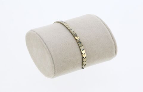 Osse Unisex Hematit Taşlı Makrome Bileklik