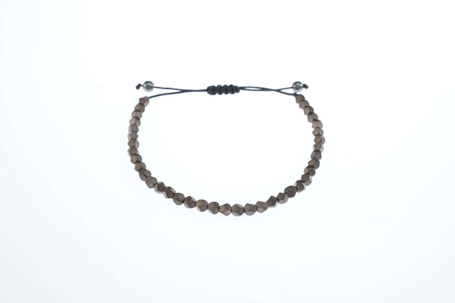 Osse Unisex Hematit Taşlı Makrome Bileklik