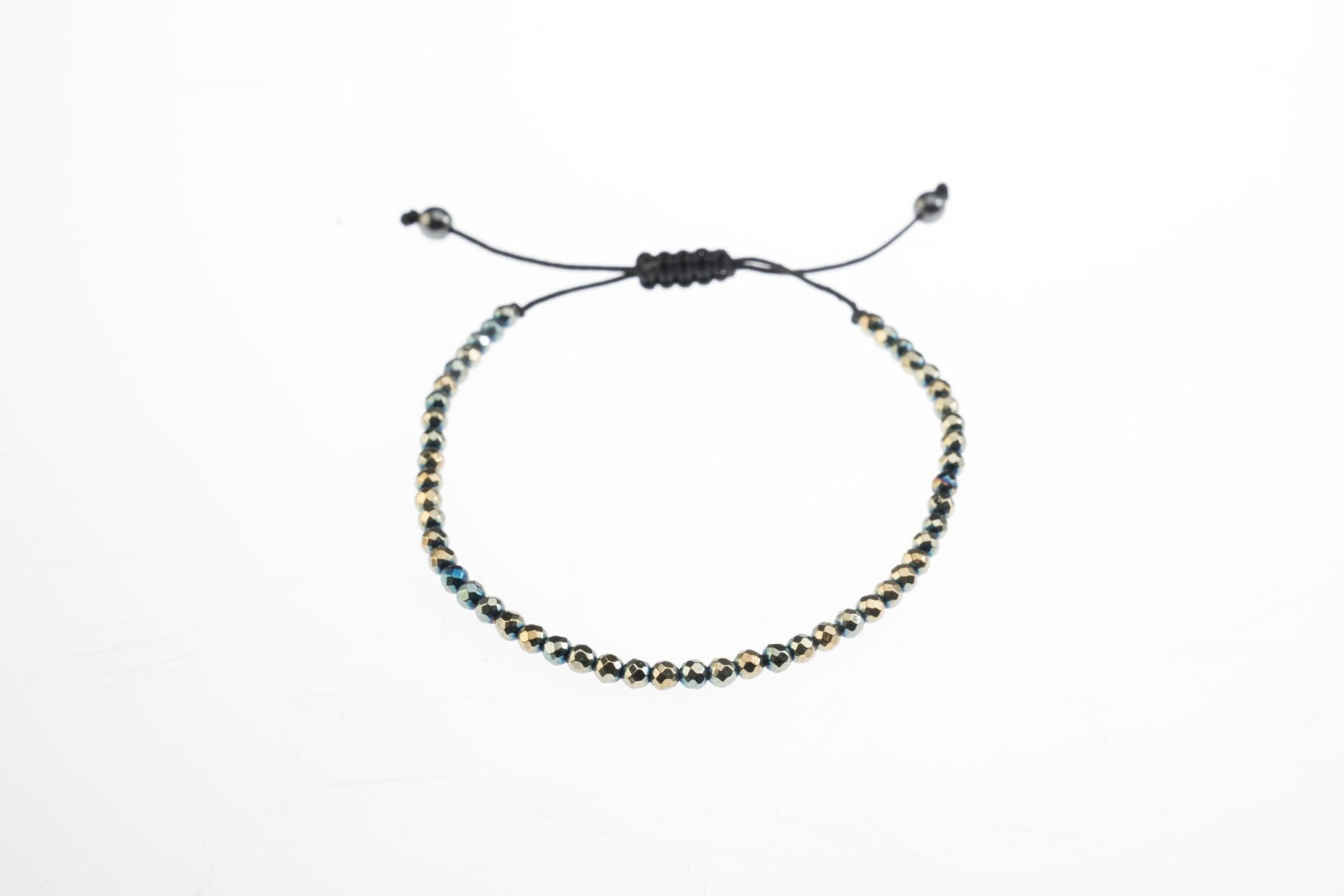 Osse Unisex Hematit Taşlı Makrome Bileklik