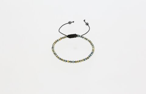 Osse Unisex Hematit Taşlı Makrome Bileklik