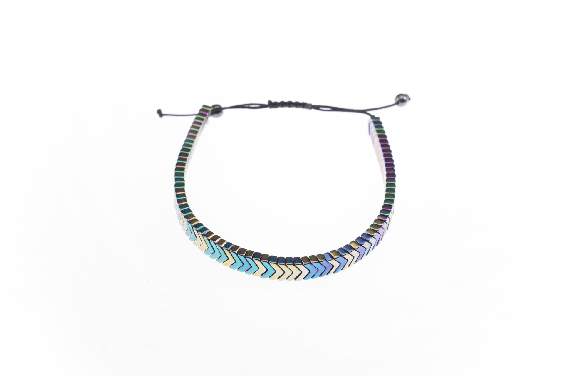 Osse Unisex Hematit Taşlı Makrome Bileklik