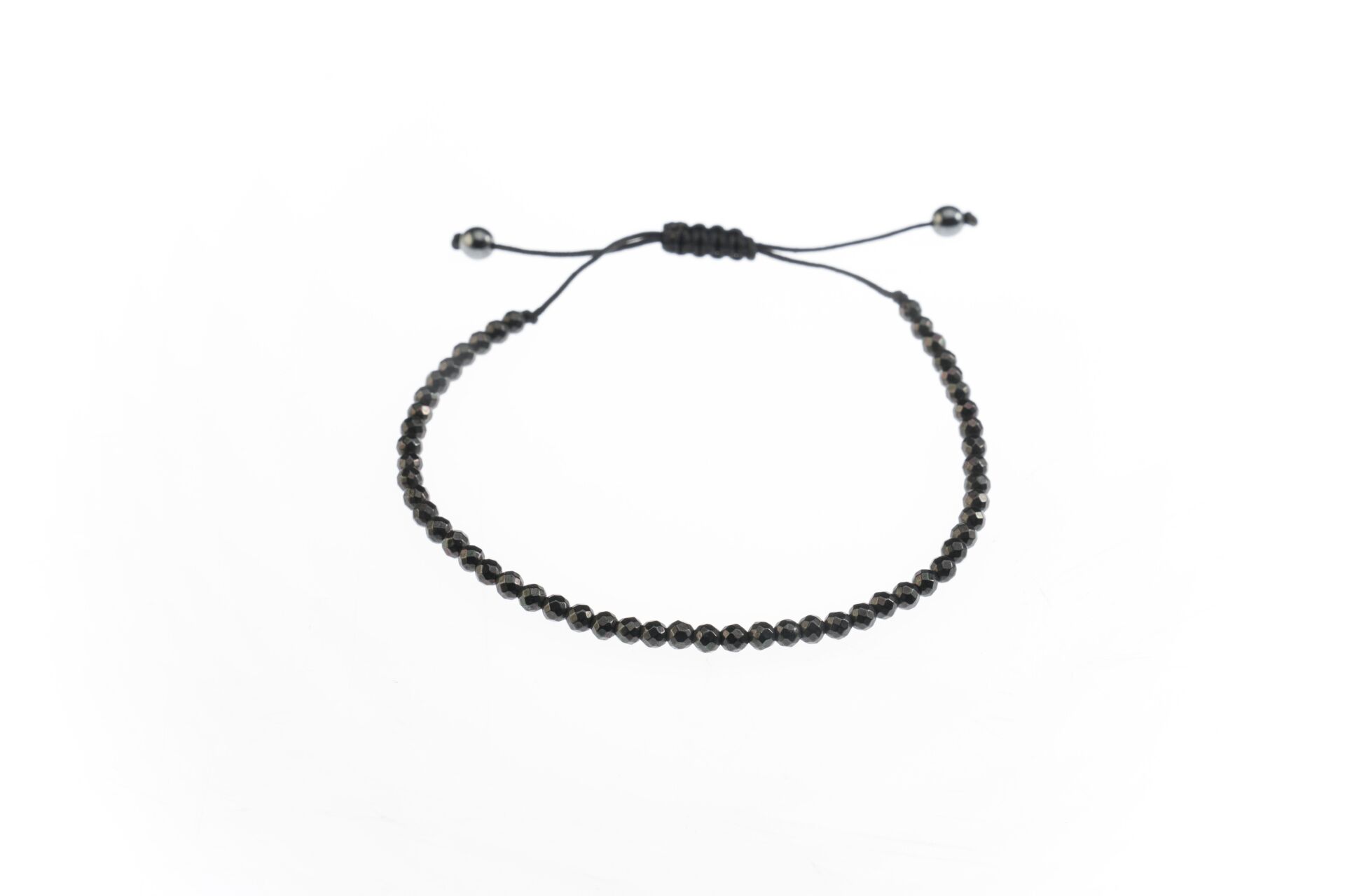 Osse Unisex Hematit Taşlı Makrome Bileklik