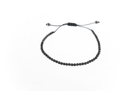 Osse Unisex Hematit Taşlı Makrome Bileklik