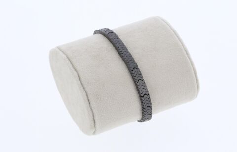 Osse Unisex Hematit Taşlı Makrome Bileklik