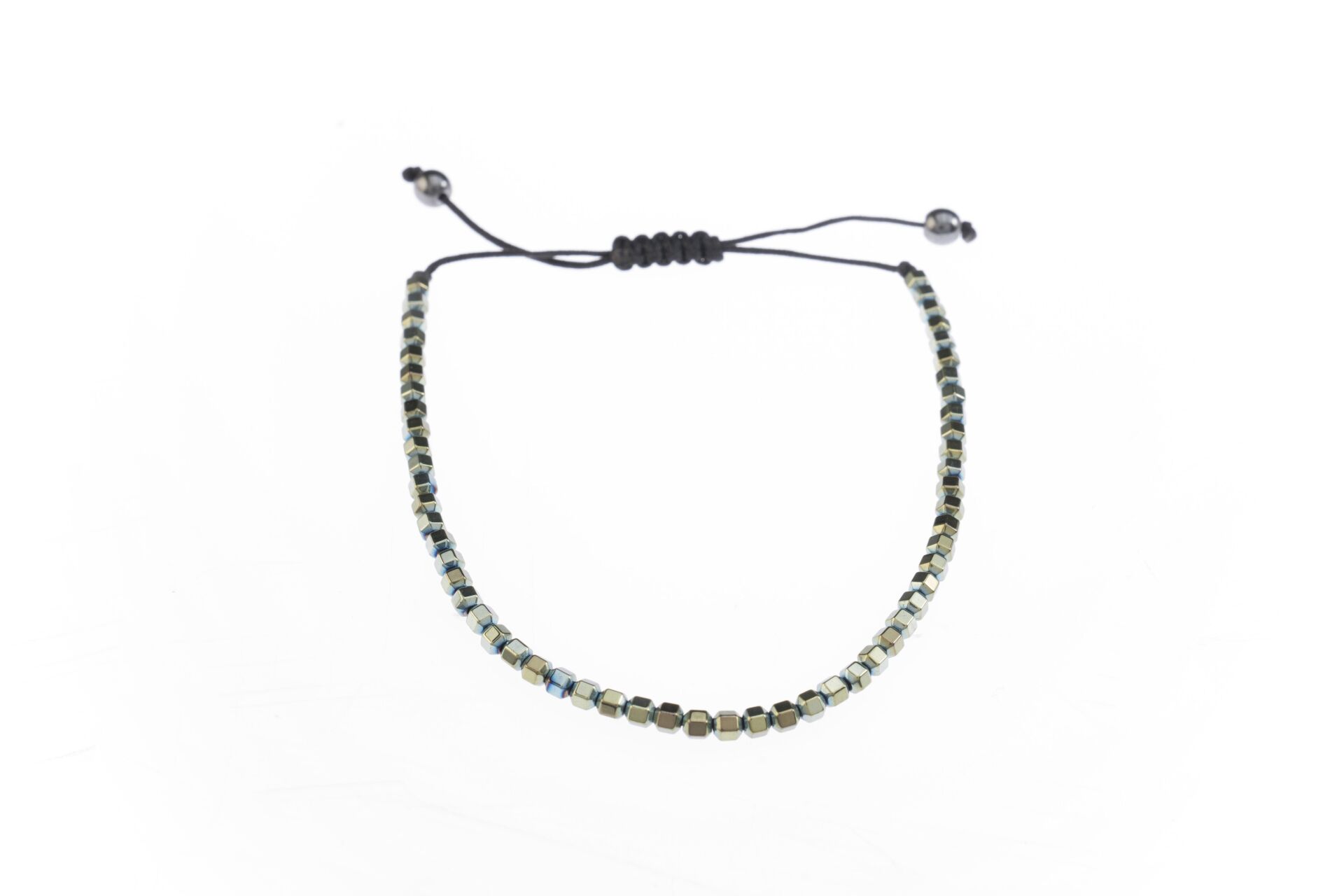 Osse Unisex Hematit Taşlı Makrome Bileklik