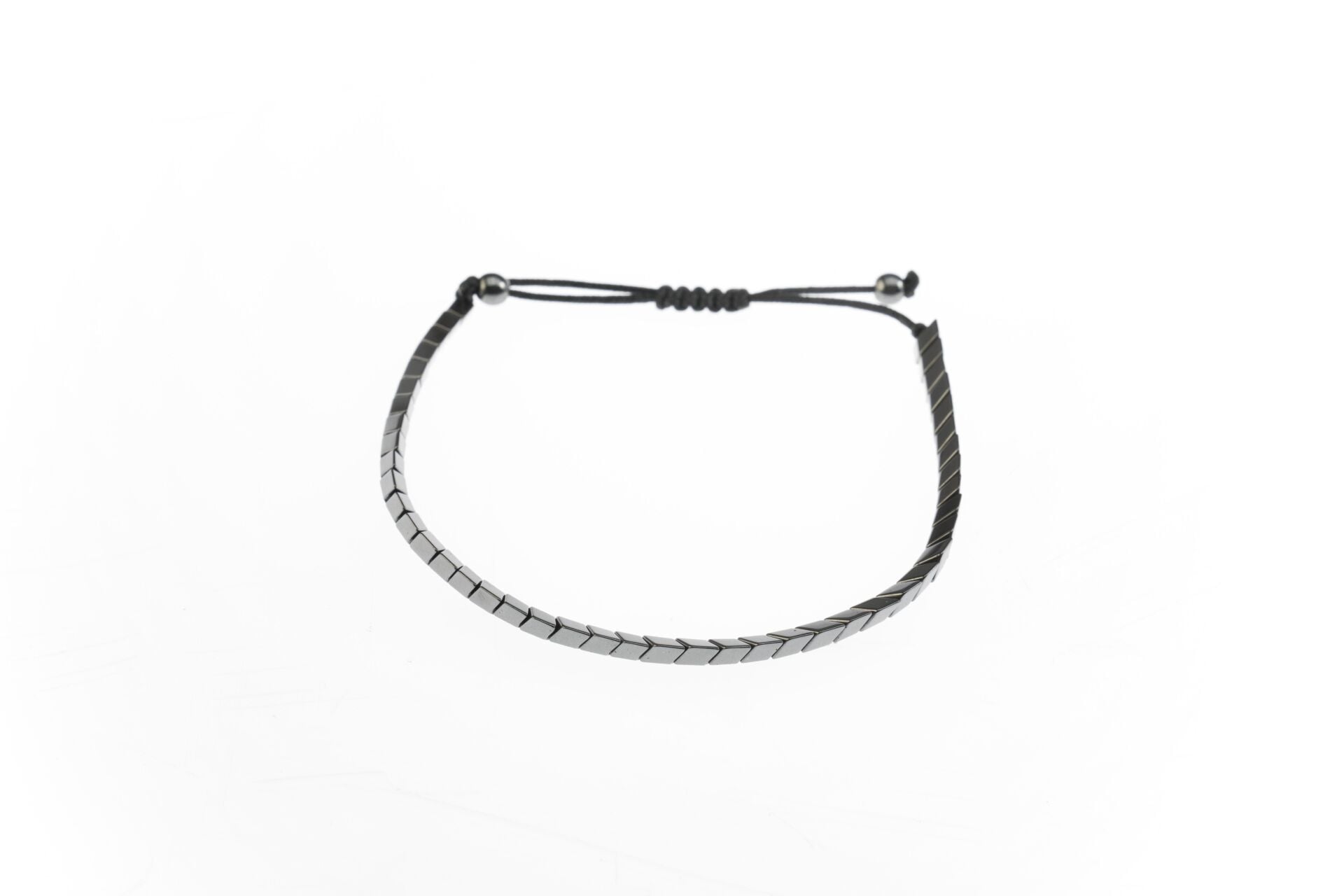 Osse Unisex Hematit Taşlı Makrome Bileklik