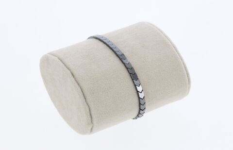 Osse Unisex Hematit Taşlı Makrome Bileklik