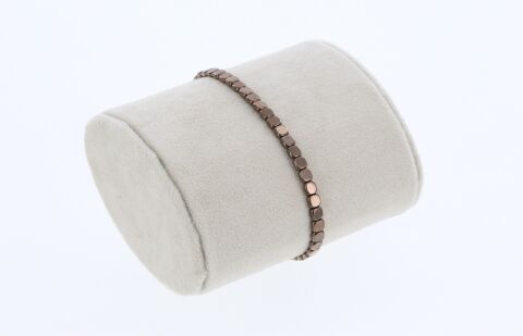 Osse Unisex Hematit Taşlı Makrome Bileklik