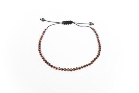 Osse Unisex Hematit Taşlı Makrome Bileklik