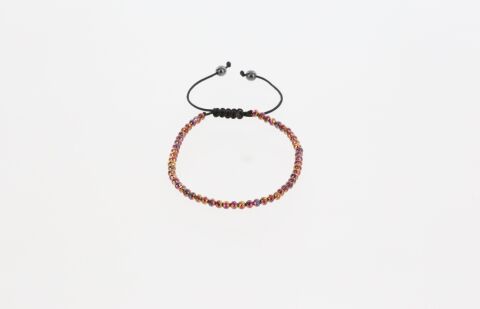 Osse Unisex Hematit Taşlı Makrome Bileklik