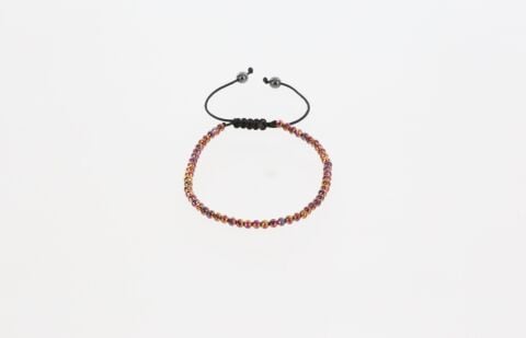 Osse Unisex Hematit Taşlı Makrome Bileklik