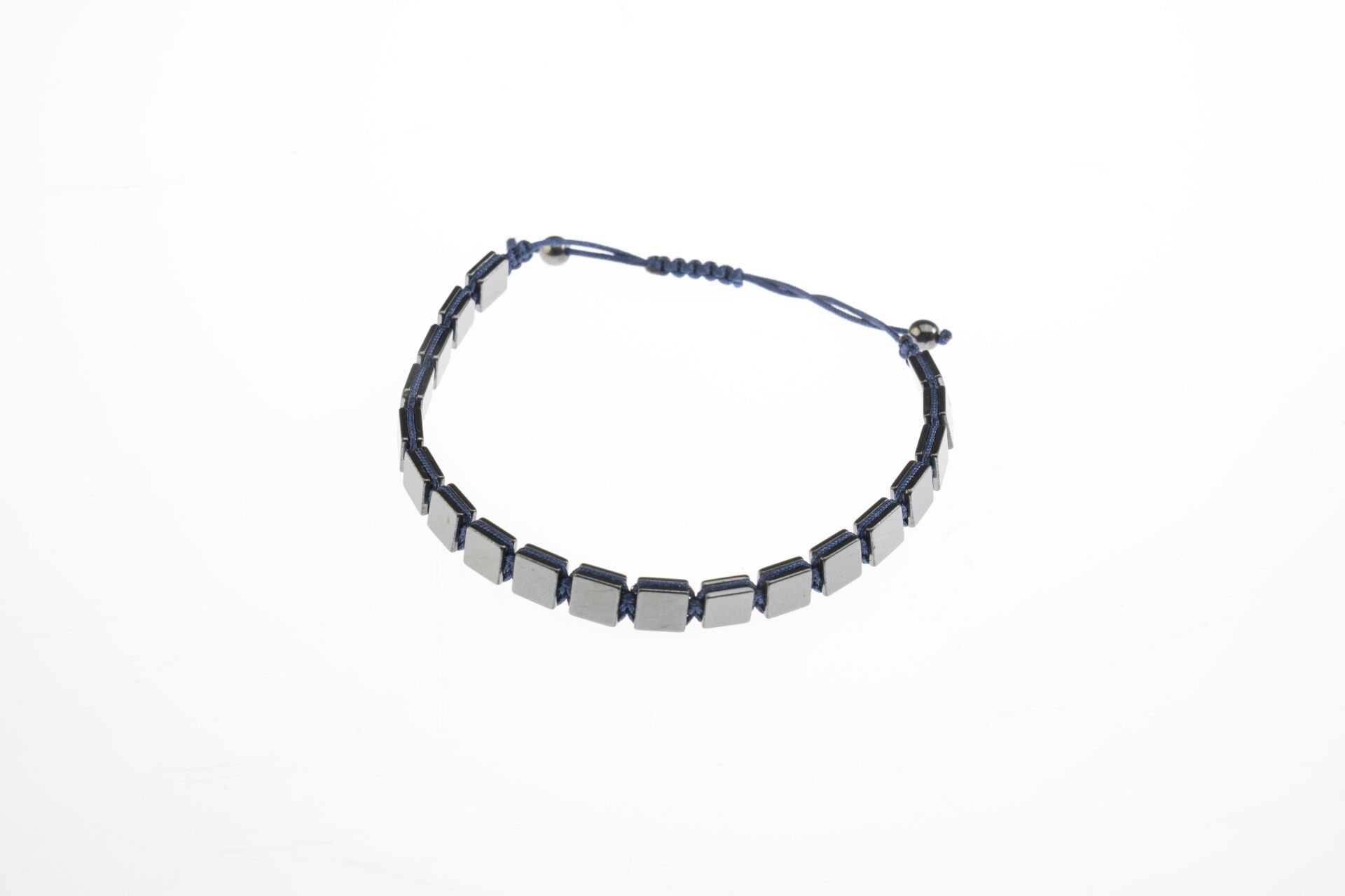 Osse Unisex Hematit Taşlı Makrome Bileklik